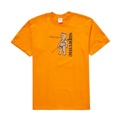 Supreme Not Sorry Tee Orange