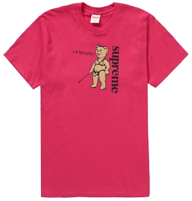 Supreme Not Sorry Baju-T Merah Jambu Buy Supreme Not Sorry Baju-T Merah Jambu