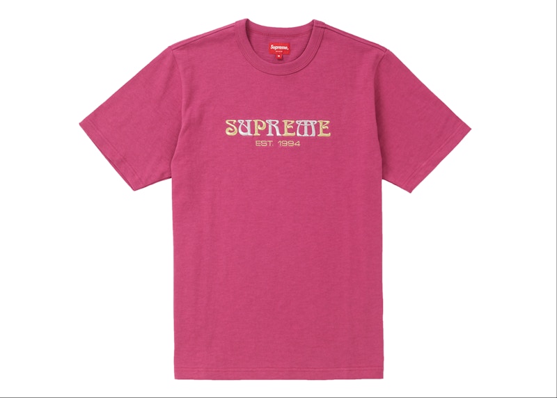 Buy Sweater Supreme Nouveau Logo Warna Magenta Gelap