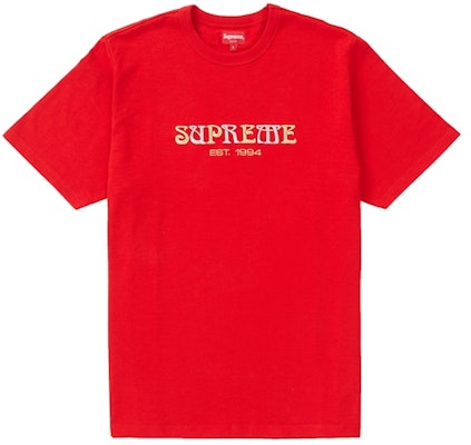 Baju T Logo Supreme Nouveau Merah Buy Baju T Logo Supreme Nouveau Merah