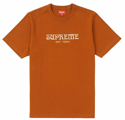 Supreme Nouveau Logo Tee Rust Buy Supreme Nouveau Logo Tee Rust