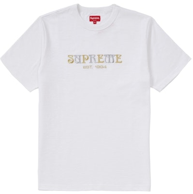 T-Shirt Supreme Nouveau Logo Putih Buy T-Shirt Supreme Nouveau Logo Putih