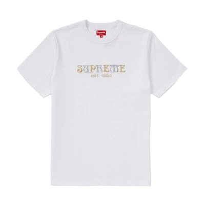 Supreme Nouveau Logo Tee White