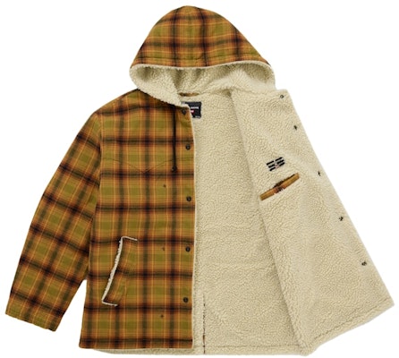 Supreme Number (N)ine 仿羊毛連帽大衣 棕色 Order Supreme Number (N)ine 仿羊毛連帽大衣 棕色