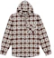 Buy Supreme Number Nine Kemeja Flanel Hoodie Putih
