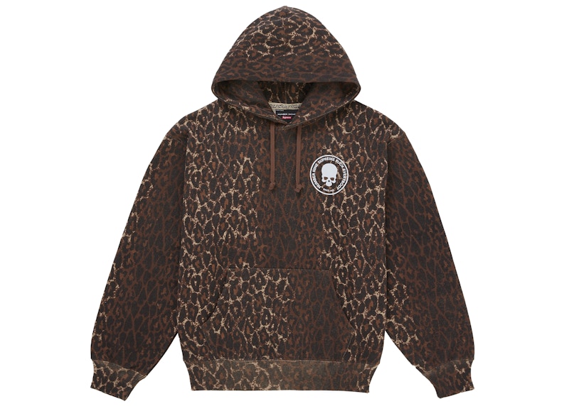 Supreme Number (N)ine Hooded Sweatshirt Leopard