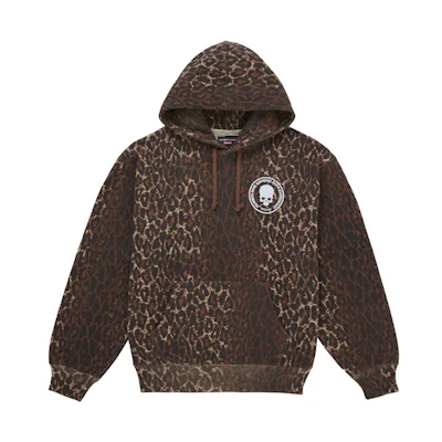 Supreme Number (N)ine Hooded Sweatshirt Leopard