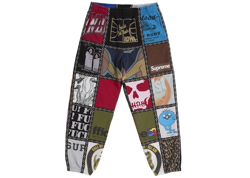 Supreme Number (N)ine Patchwork Sweatpant Multicolor