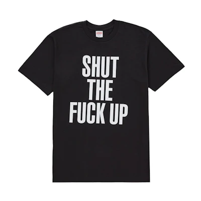 Supreme Number (N)ine Shut Up Tee Black