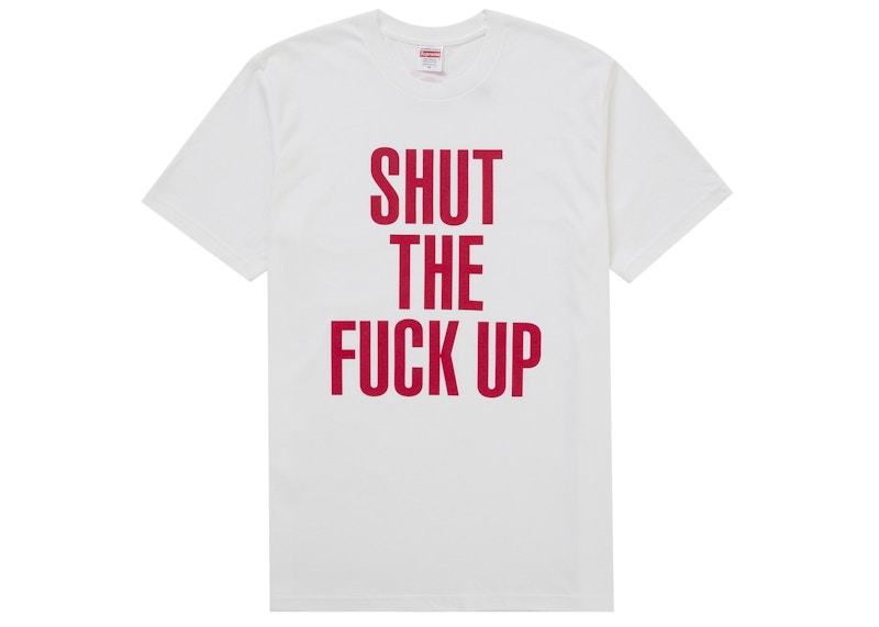 Supreme Number (N)ine Shut Up Tee White