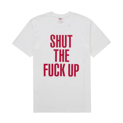 Supreme Number (N)ine Shut Up Tee White