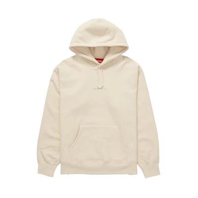Supreme Number One Hooded Sweatshirt Natural