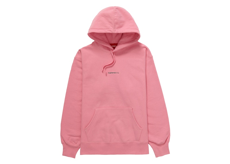 Supreme Number One Hooded Sweatshirt Pink