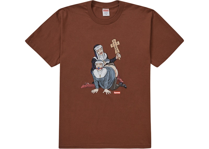 Supreme Nuns Tee Brown