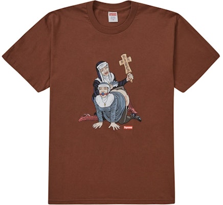 Supreme 修女 T恤棕色款 Buy Supreme 修女 T恤棕色款