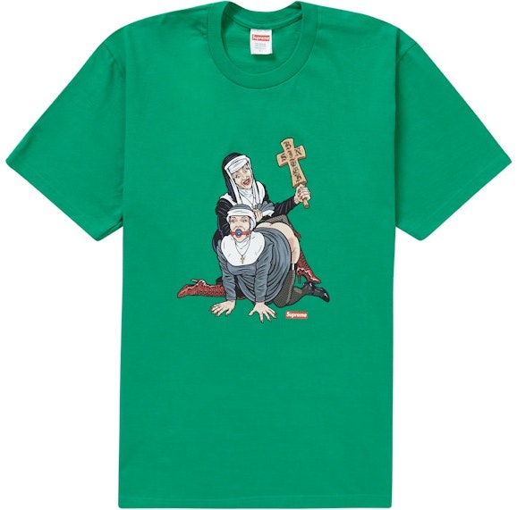 supreme-nuns-tee-green