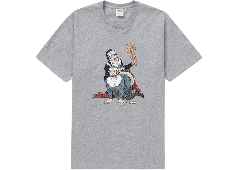 Supreme Nuns Tee Heather Grey
