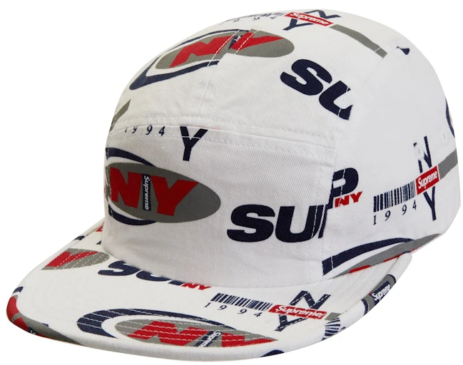 supreme-ny-camp-cap-white