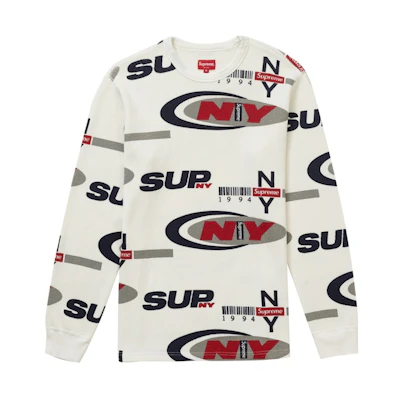 Supreme NY Waffle Thermal White
