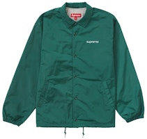Supreme NYC Coaches Jacket Green Supreme NYC Coaches Jacket Green
