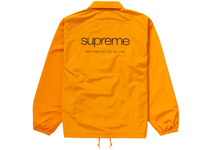 Lookbook Chaqueta Coach Supreme NYC Naranja.