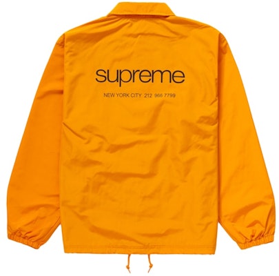 Chaqueta Coach Supreme NYC Naranja. Lookbook Chaqueta Coach Supreme NYC Naranja.