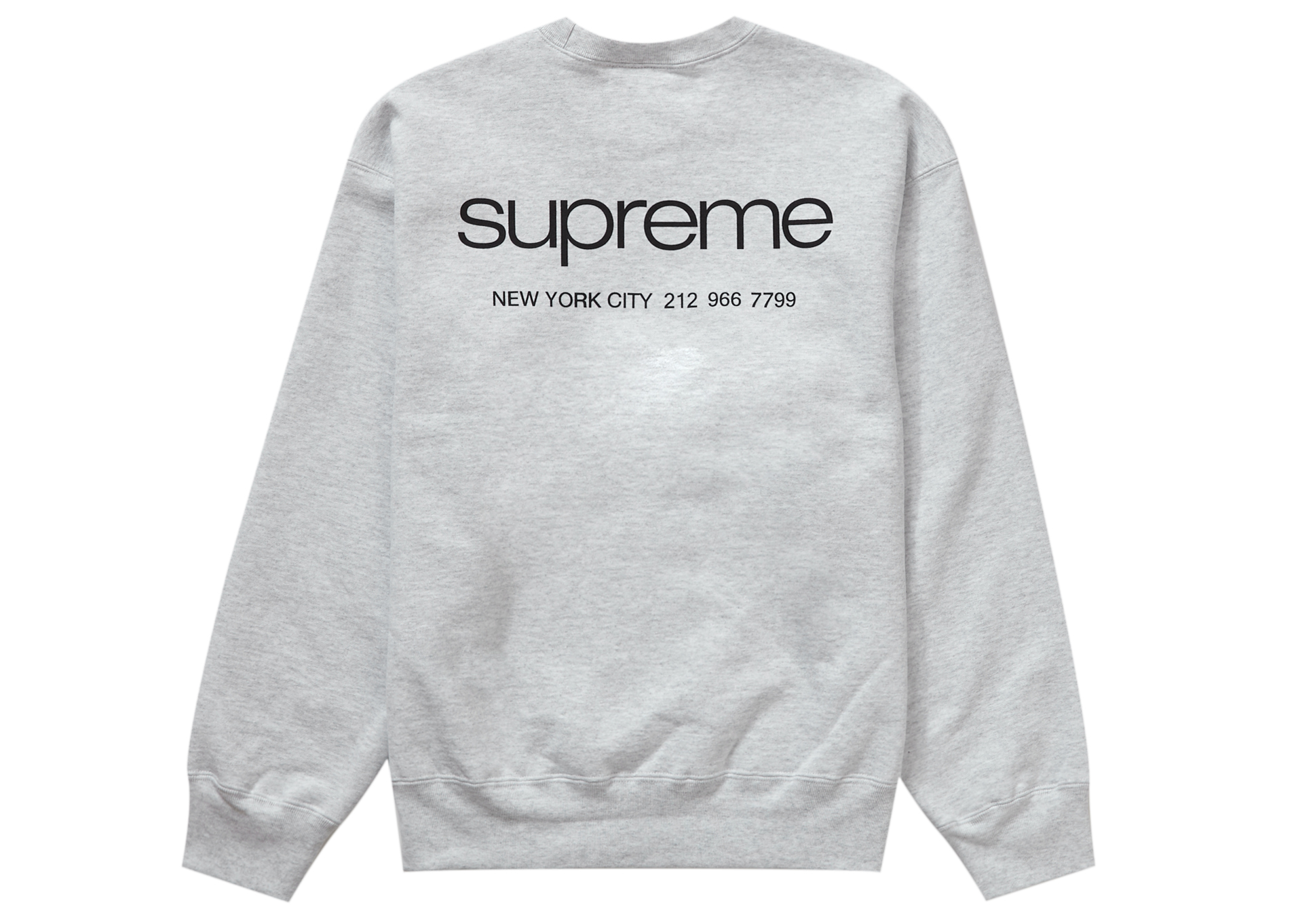 Supreme NYC Crewneck Ash Greyを購入 - Novelship