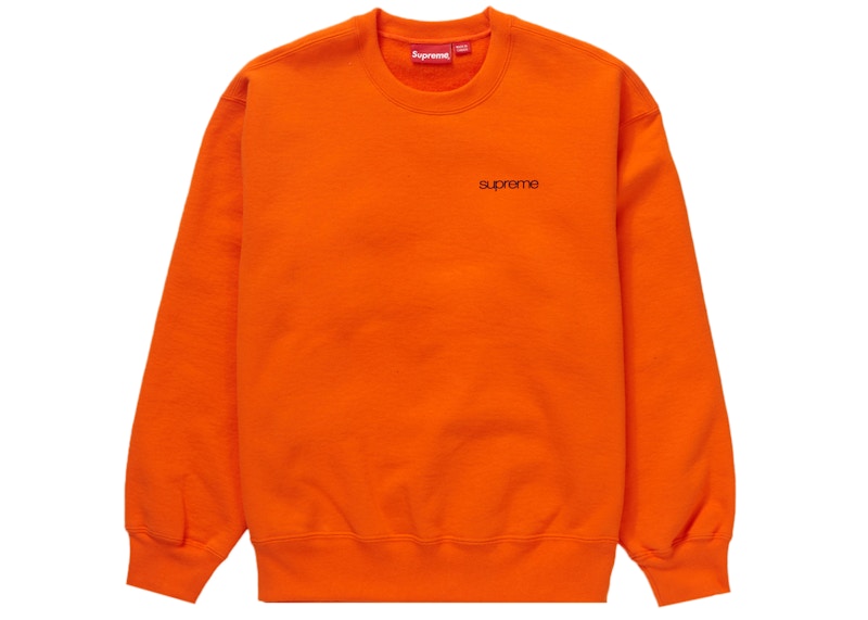 Order 슈프림 NYC 크루넥 다크 오렌지 
