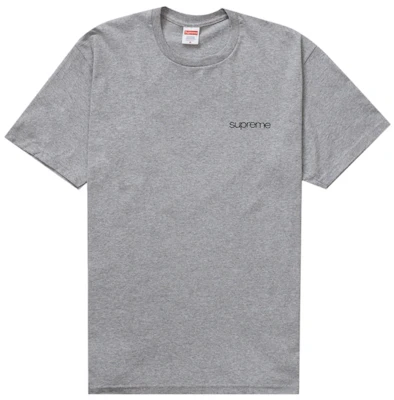 Supreme NYC Tee Heather Grey Buy Supreme NYC Tee Heather Grey