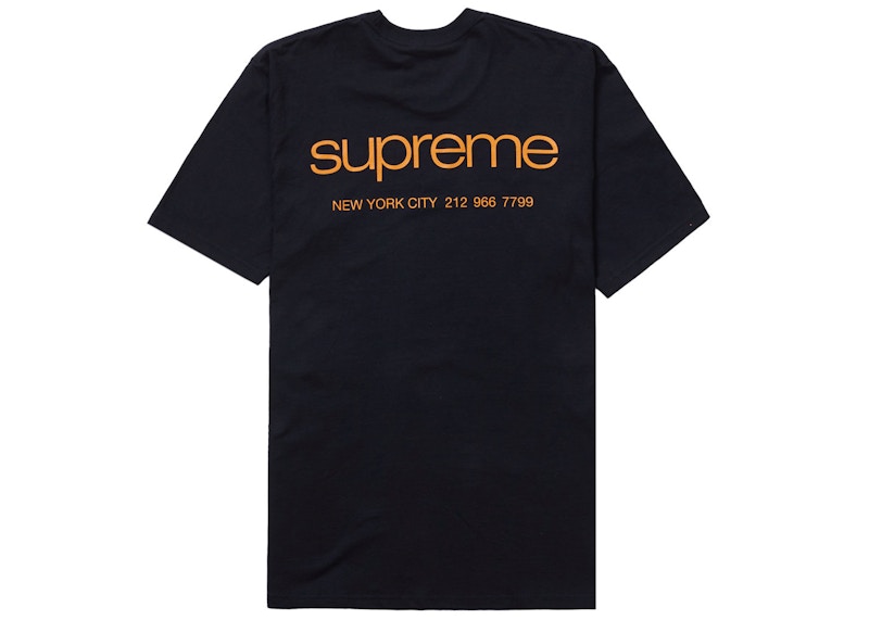Supreme NYC Tee Navy 圖 2