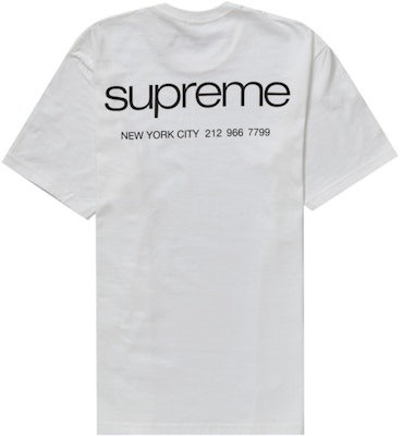 Kaos Putih Supreme NYC Order Kaos Putih Supreme NYC