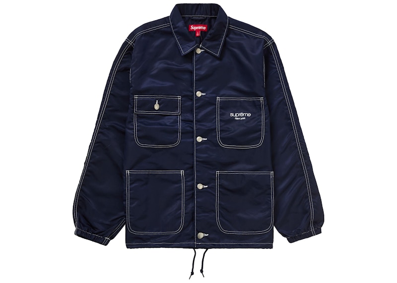 Supreme Nylon Chore Coat Navy