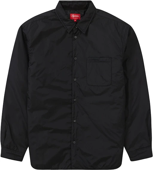 supreme-nylon-filled-shirt-black