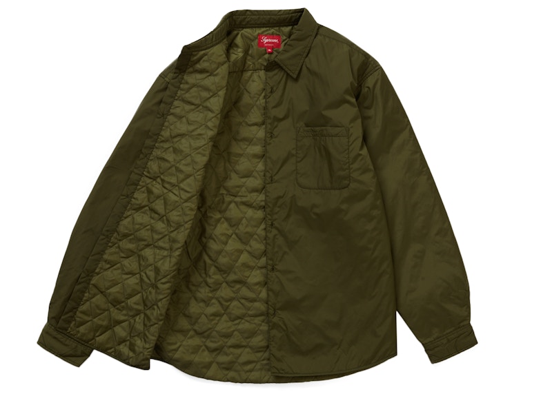 Order Supreme Baju Nylon Filled Olive