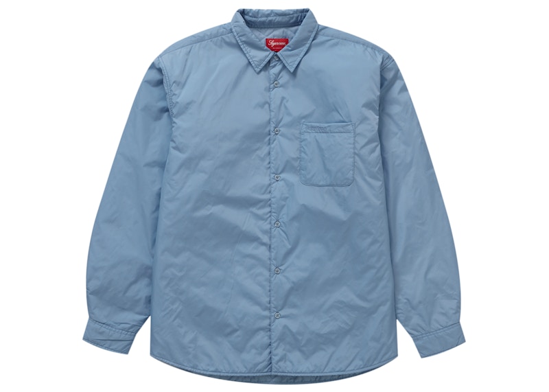 Supreme Nylon Filled Shirt Slate Blue