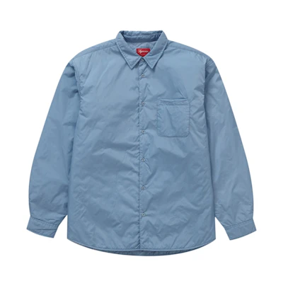 Supreme Nylon Filled Shirt Slate Blue