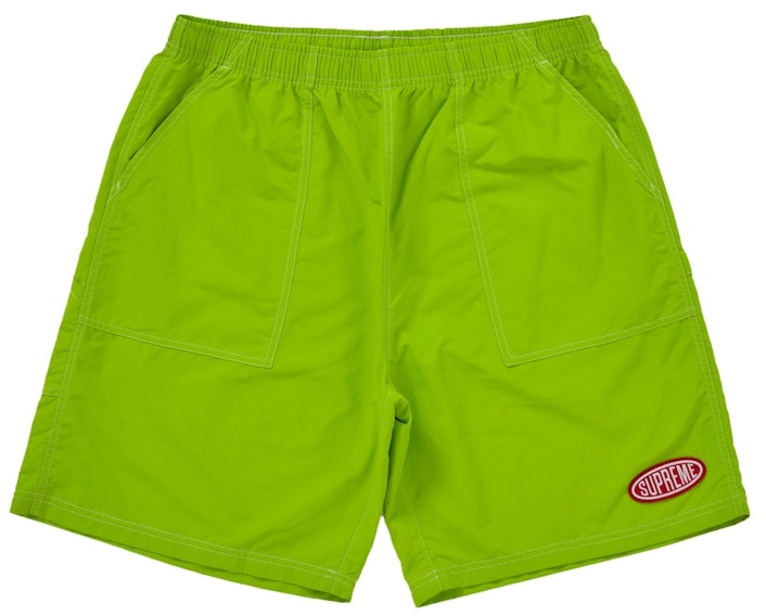 supreme-nylon-painter-short-ss-23-lime