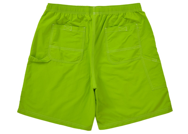 Order 슈프림 나일론 페인터 숏팬츠 (23SS) 라임 
