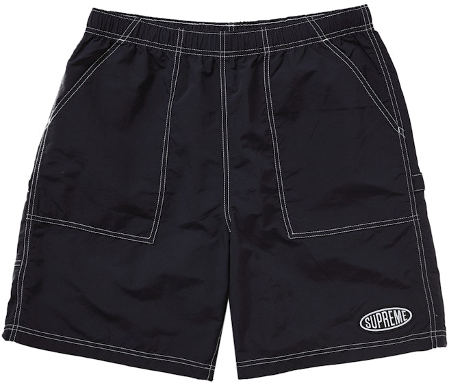 supreme-nylon-painter-short-ss-24-black