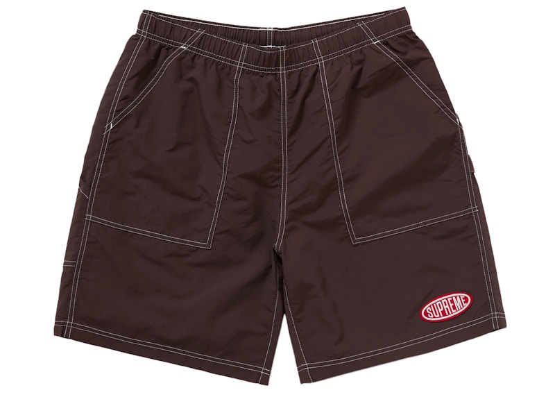 Supreme Nylon Painter Short (SS24) Dark Brown