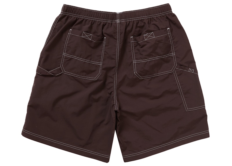 Order シュプリーム ナイロンペインターショーツ (SS24) ダークブラウン