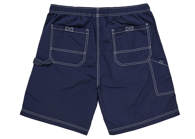 Order Supreme Nylon Painter Short (SS26) Navy Seluar Pendek Lelaki biru Navy