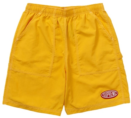 Supreme Nylon Painter Short Yellow Buy Supreme Nylon Painter Short Yellow