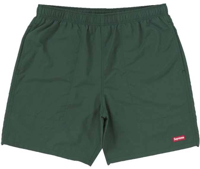supreme-nylon-water-short-ss-22-dark-green
