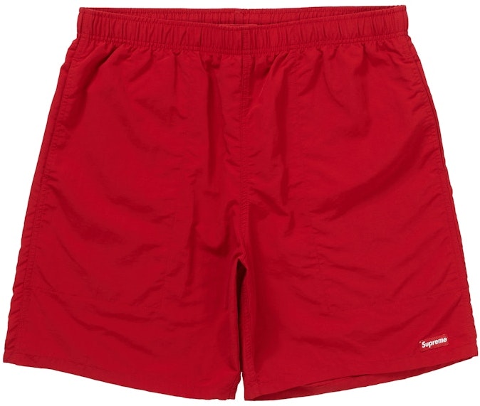 supreme-nylon-water-short-ss-22-red