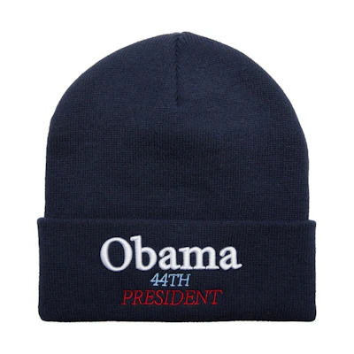 Supreme Obama Beanie Navy