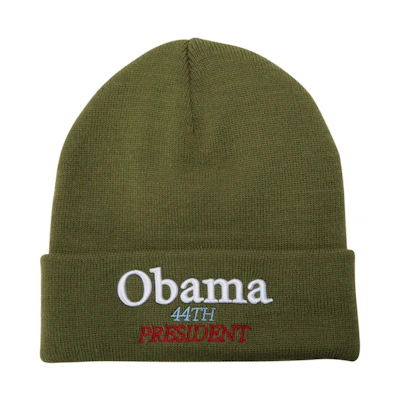 Supreme Obama Beanie Olive