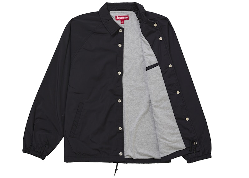 Order シュプリーム オールドイングリッシュ アーク コーチジャケット ブラック