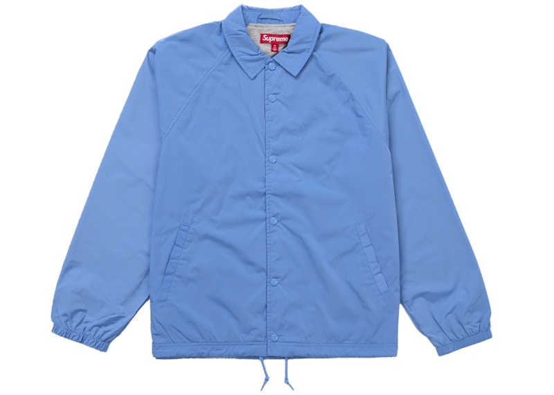 Lookbook Chaqueta Supreme Old English Arc Coaches Azul Claro.