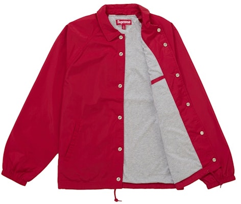 Chaqueta Roja Supreme Old English Arc Coaches Order Chaqueta Roja Supreme Old English Arc Coaches